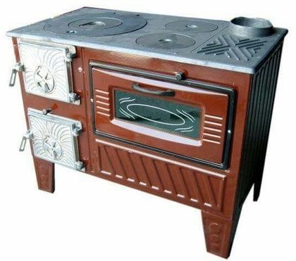 Отопительно-варочная печь МастерПечь ПВ-03 с духовым шкафом, 7.5 кВт в Самаре