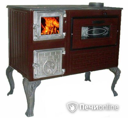 Отопительно-варочная печь МастерПечь ПВ-06 с духовым шкафом, 7.5 кВт в Самаре