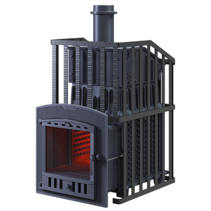 Дровяная печь-каменка Гефест Гром Ураган 30 (П2) в Самаре