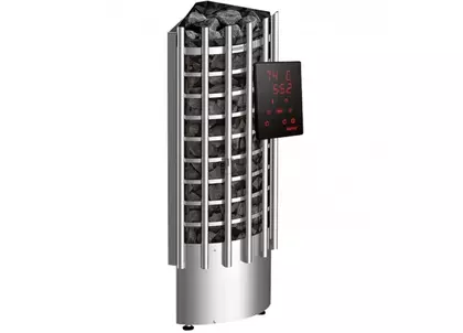 Электрокаменка для сауны Harvia Glow Corner TRC70XE c цифровой панелью управления в Самаре