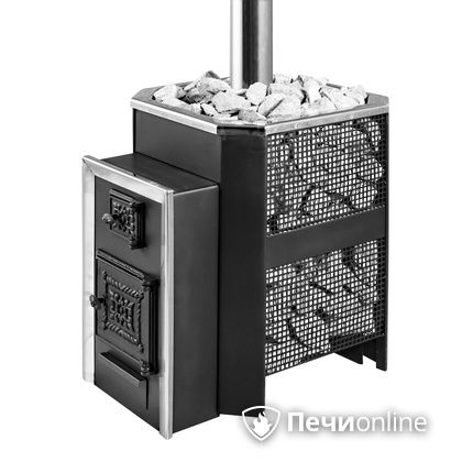 Печь для бани Радуга ПБ-33, 6 мм прочистная дверца в Самаре